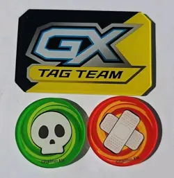 Pokemon TCG Official Acrylic Coin Markers GX Tag Team Damage Burn Poison Counter - Image 2
