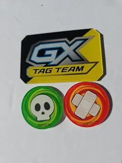 Pokemon TCG Official Acrylic Coin Markers GX Tag Team Damage Burn Poison Counter - Image 5