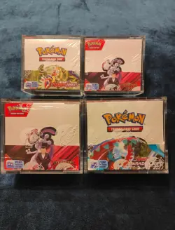 Pokemon Destined Rivalsx2 Booster Box & Sv01 & Paradox Rift Factory With Case - Image 1