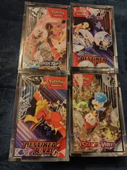 Pokemon Destined Rivalsx2 Booster Box & Sv01 & Paradox Rift Factory With Case - Image 4