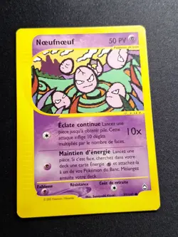 Noeufnoeuf 77/147 Wizards Aquapolis Carte Pokemon FR - Image 1