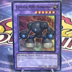 Yugioh-Elemental HERO Mudballman-Super Rare-UNL-LCGX EN053 (NM) - Image 1