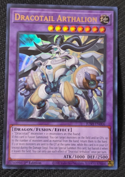 Yugioh! - Dracotail Arthalion - JUSH-EN006 - Ultra Rare - 1'st Edition - NM/M - Image 1