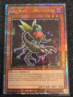 Yugioh Predaplant Ophrys Scorpio MP24-EN041 Quarter Century Rare 1st Ed NM - Image 1
