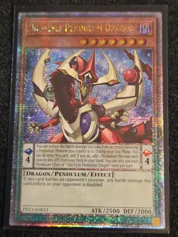 Yugioh Odd-Eyes Pendulum Dragon Quarter Century Rare TN23-EN011 Near Mint - Image 1
