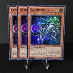 Yugioh! Carboneddon x3 Playset - DRLG-EN022 - Super Rare - 1st Edition - Image 1