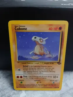 Cubone - Jungle Set - Pokemon Trading Card - Common - 50/64 - LP - Image 1