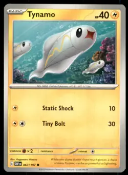 Tynamo C 2023 Pokemon Scarlet and Violet Obsidian Flames #67 184264 Pokemon Card - Image 1