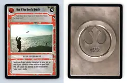 Nice Of You Guys To Drop By Star Wars Hoth Limited 1996 LS Common CCG Card - Image 1