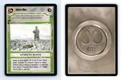Infantry Mine Star Wars Hoth Limited 1996 LS Common CCG Card - Image 1