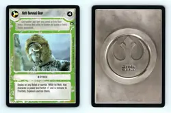 Hoth Survival Gear Star Wars Hoth Limited 1996 LS Common CCG Card - Image 1