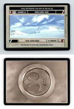Hoth : North Ridge Star Wars Hoth Limited 1996 LS Common CCG Card - Image 1