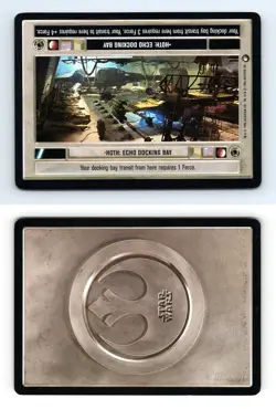 Hoth : Echo Docking Bay Star Wars Hoth Limited 1996 LS Common CCG Card - Image 1