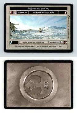 Hoth : Defensive Perimeter Star Wars Hoth Limited 1996 LS Common CCG Card - Image 1