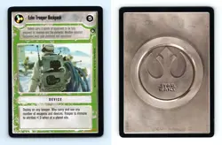 Echo Trooper Backpack Star Wars Hoth Limited 1996 LS Common CCG Card - Image 1