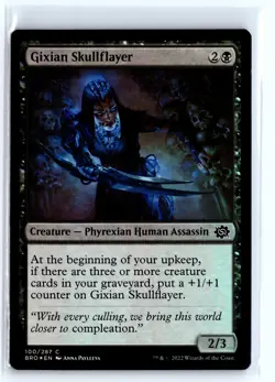 FOIL Gixian Skullflayer The Brothers' War - MTG Magic the Gathering Card - Image 1