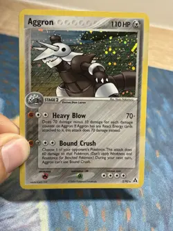 Aggron 2/92 EX Legend Maker Set Holo Rare 2006 Pokemon Card TCG MP Corner - Image 3