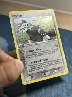 Aggron 2/92 EX Legend Maker Set Holo Rare 2006 Pokemon Card TCG MP Corner - Image 4