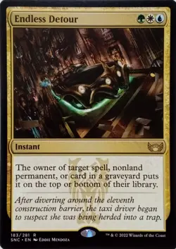 183/281 ENDLESS DETOUR RARE STREETS OF NEW CAPENNA MTG CARD - Image 1