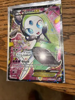 Meloetta EX RC25/RC25 Legendary Treasures Full Art Ultra Rare Pokemon Card LP - Image 4