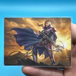 GOLD SIGNATURE Edgar, Master Machinist 27/53 Final Fantasy Art Series MTG - Image 3