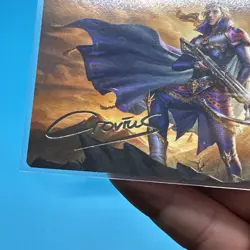 GOLD SIGNATURE Edgar, Master Machinist 27/53 Final Fantasy Art Series MTG - Image 5