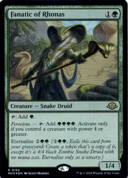 Fanatic of Rhonas (Foil) Modern Horizons 3 - Magic MTG NM - Image 1