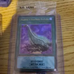 Yugioh! Harpie's Feather Duster EDC1-EN001 Card Early Days Collection QCR Sealed - Image 1