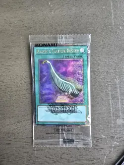 Yugioh! Harpie's Feather Duster EDC1-EN001 Card Early Days Collection QCR Sealed - Image 1