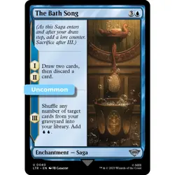 MTG The Bath Song LTR Uncommon Enchantment - Saga NM - Image 1