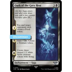 MTG Oath of the Grey Host LTR Uncommon Enchantment - Saga NM - Image 1