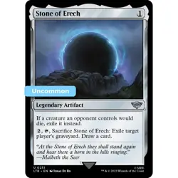 MTG Stone of Erech LTR Uncommon Legendary Artifact NM - Image 1