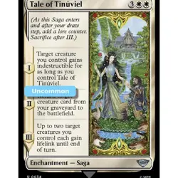 MTG Tale of Tinuviel LTR Uncommon Enchantment - Saga NM - Image 1