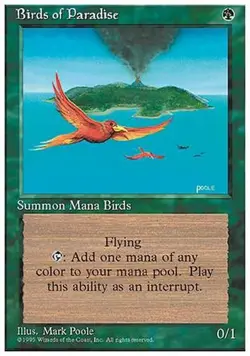 Birds of Paradise ~ Fourth Edition [ NearMint ] [ Magic MTG ] - Image 1