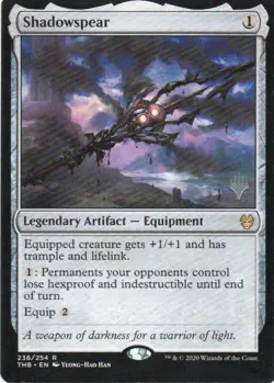 MTG: Theros Beyond Death: Promo Pack Shadowspear: Lightly Played Condition - Image 1