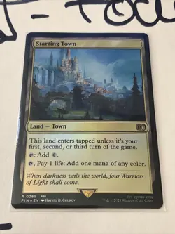Starting Town, Final Fantasy, Foil, MTG, Pack Fresh! - Image 2