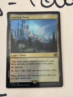 Starting Town, Final Fantasy, Foil, MTG, Pack Fresh! - Image 3