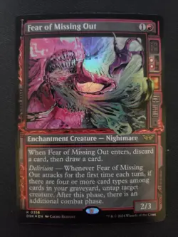 Fear of Missing Out Showcase Foil MTG - Image 1
