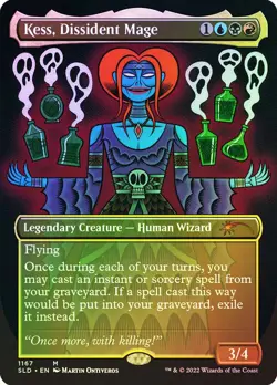 mtg secret lair Kess, Dissident Mage / Kess, mage insoumise NM Magic vo FOIL - Image 1