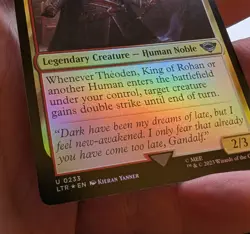 Theoden, King of Rohan *Foil* - NM - LOTR - MTG - Image 4