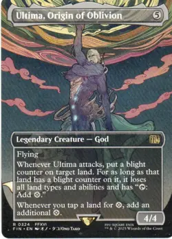 MTG: Final Fantasy: Borderless Ultima, Origin of Oblivion: LP Condition - Image 1
