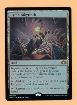 x1 2024 MTG Modern Horizons 3 UGIN'S LABYRINTH Mythic Rare FOIL - 233 - NM/M - Image 1