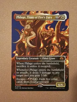 MTG Phlage, Titan of Fire's Fury (Borderless) x1 NM from MH3 - Image 1
