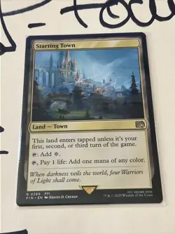 Starting Town, Final Fantasy, Regular, MTG, Pack Fresh! - Image 2