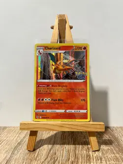 CHARIZARD Pokemon TCG 010/078 Pokemon Go Holo Rare POKEMON - Image 1