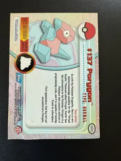 Topps Pokemon Pokemon TV Animation Series 3 Porygon #137 Regular Non Holo LP - Image 2