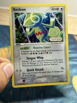 Kecleon 37/92 Ex Legend Maker Stamped Foil Reverse Holo Pokemon Card MP - Image 3