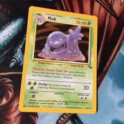 MUK 13/62 POKEMON FOSSIL SET HOLO RARE NM - Image 5
