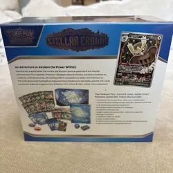 Stellar Crown Pokemon Center Exclusive Elite Trainer Box ETB TCG Factory Sealed - Image 3
