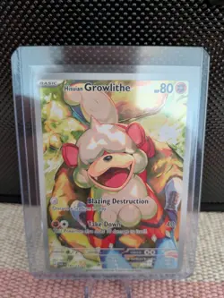 Pokemon TCG Hisuian Growlithe 181/167 Sv06: Twilight Masquerade Holo NM - Image 1